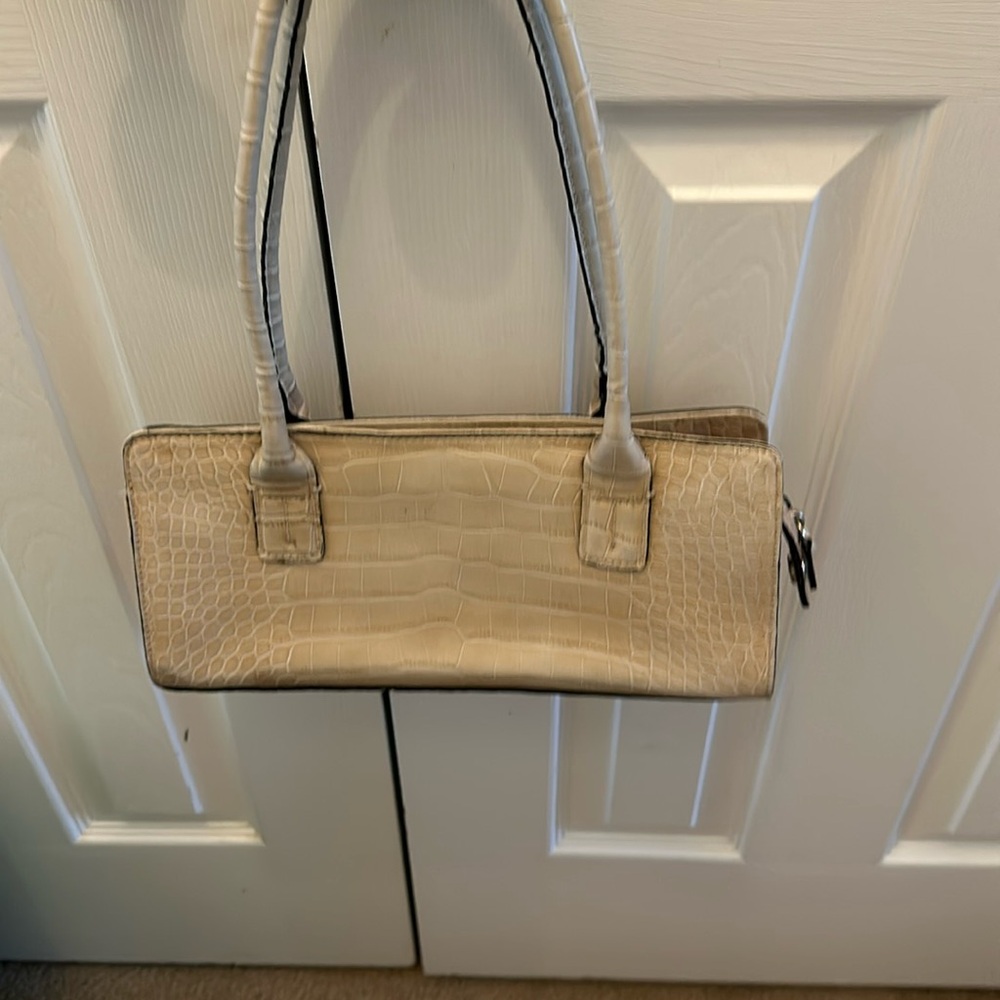 Tommy Hilfiger beige leather bag